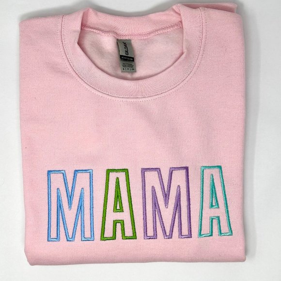 Embroidered Mama Sweatshirt - Picture 2 of 3